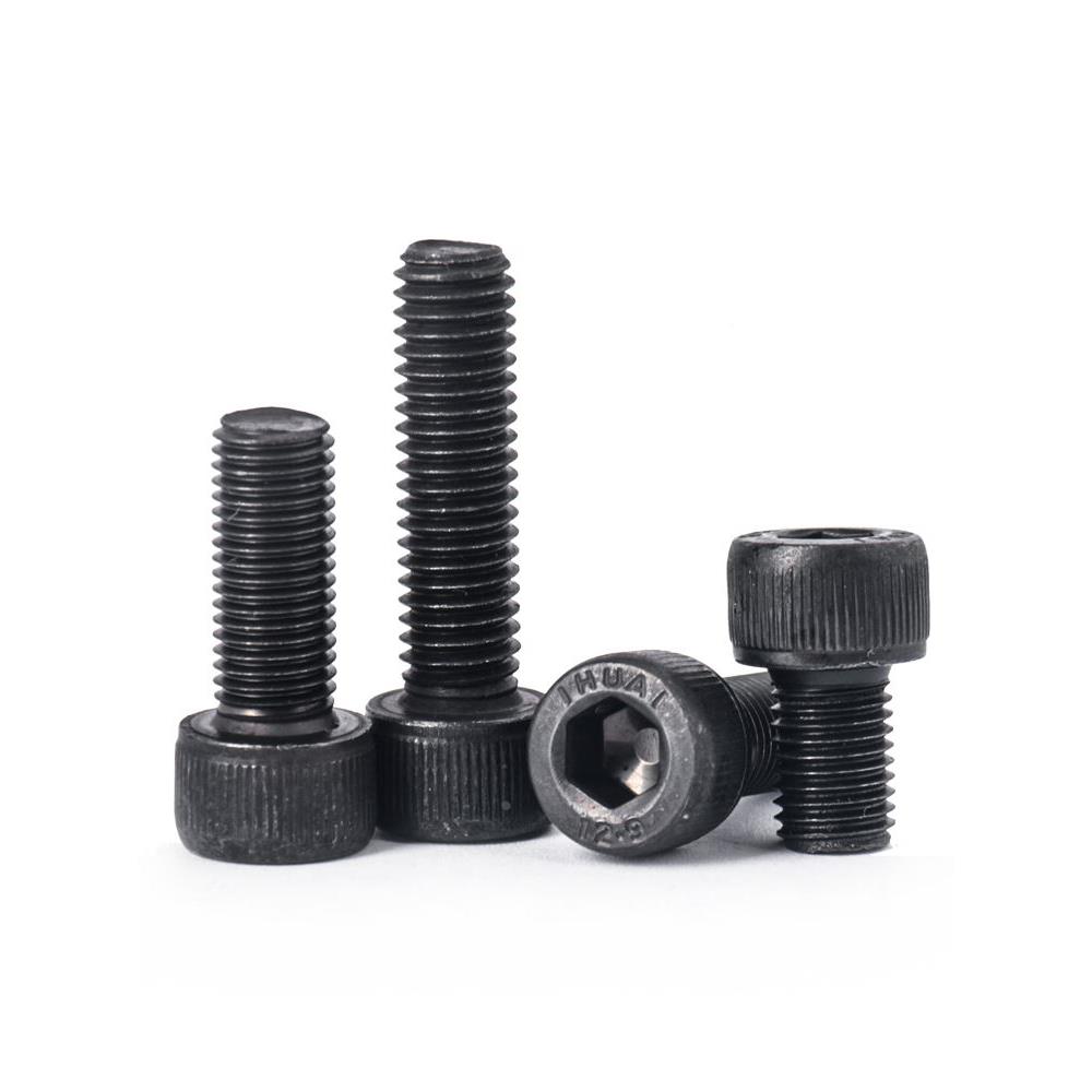 12.9级高强度内六角螺丝圆柱头螺钉全牙加长螺栓M1.4M2M3M4M5M6M8