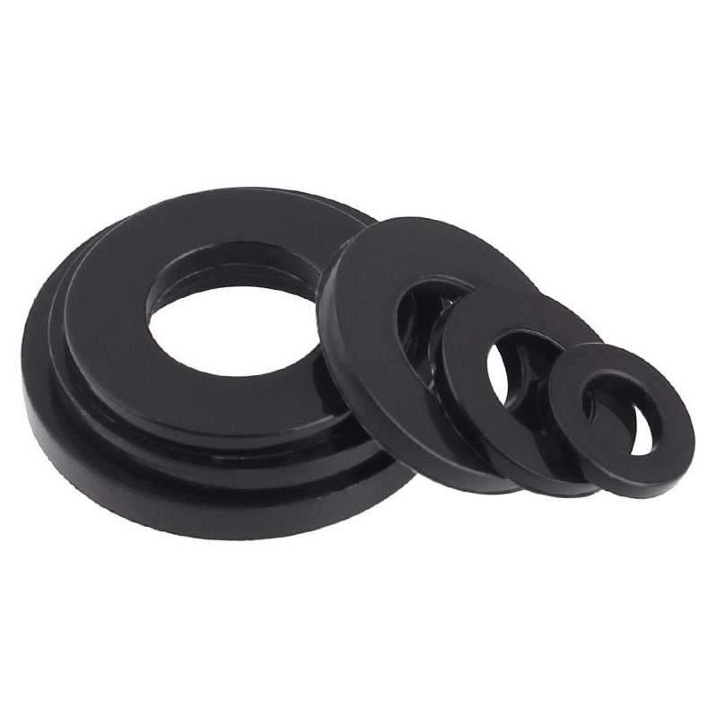 1000个) 尼龙小垫片小平垫圆型塑料垫圈厚度1mm塑胶M2.5 M2M3M4M5