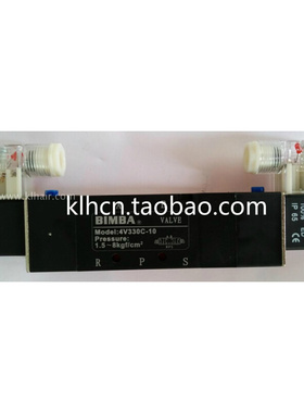 。BIMBA 4V330-10三位五通电磁阀换向阀