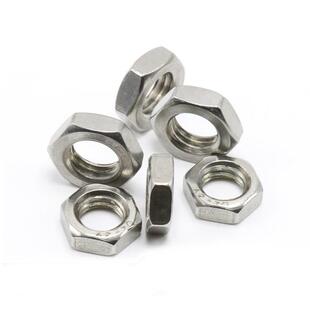 316L不锈钢细牙薄螺母螺帽M8M10M12M14M16M18M20M22M24*x1x1.25x2