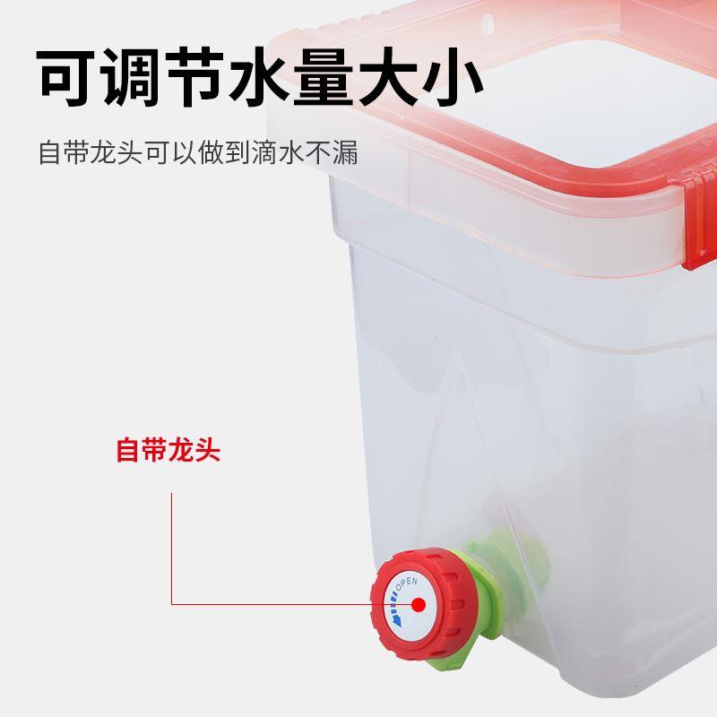 洗车美容药液分装桶液体上墙收纳工具车间分配壶汽车壁挂式塑料桶