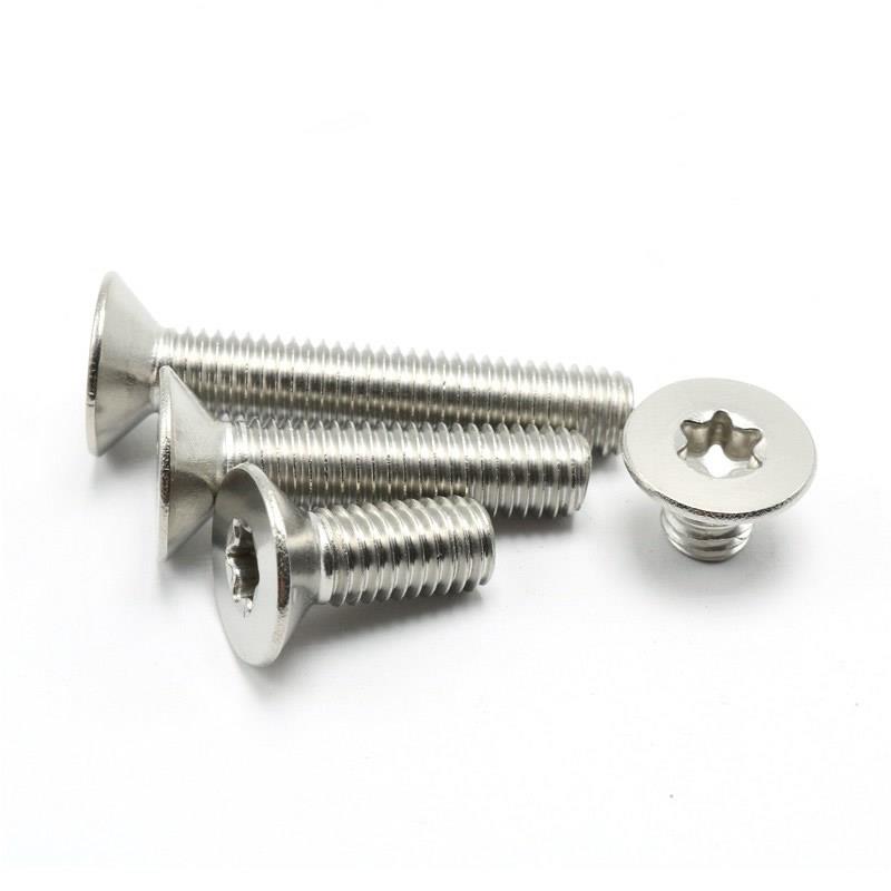 M3M4M5 304不锈钢沉头梅花内六角螺丝螺钉平头*6x8x12x25x40x50mm