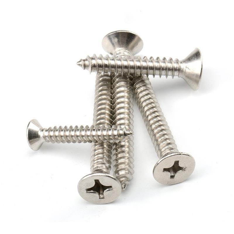 M3.5 M3不锈钢316十字沉头自攻螺丝平头*6x8x10x12x14x20x35x50mm