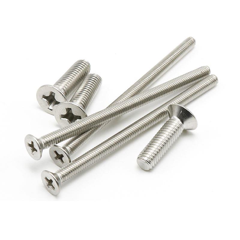 M5M6M8平头螺钉304不锈钢KM十字沉头螺丝*x10x14x16x18x20x25x100