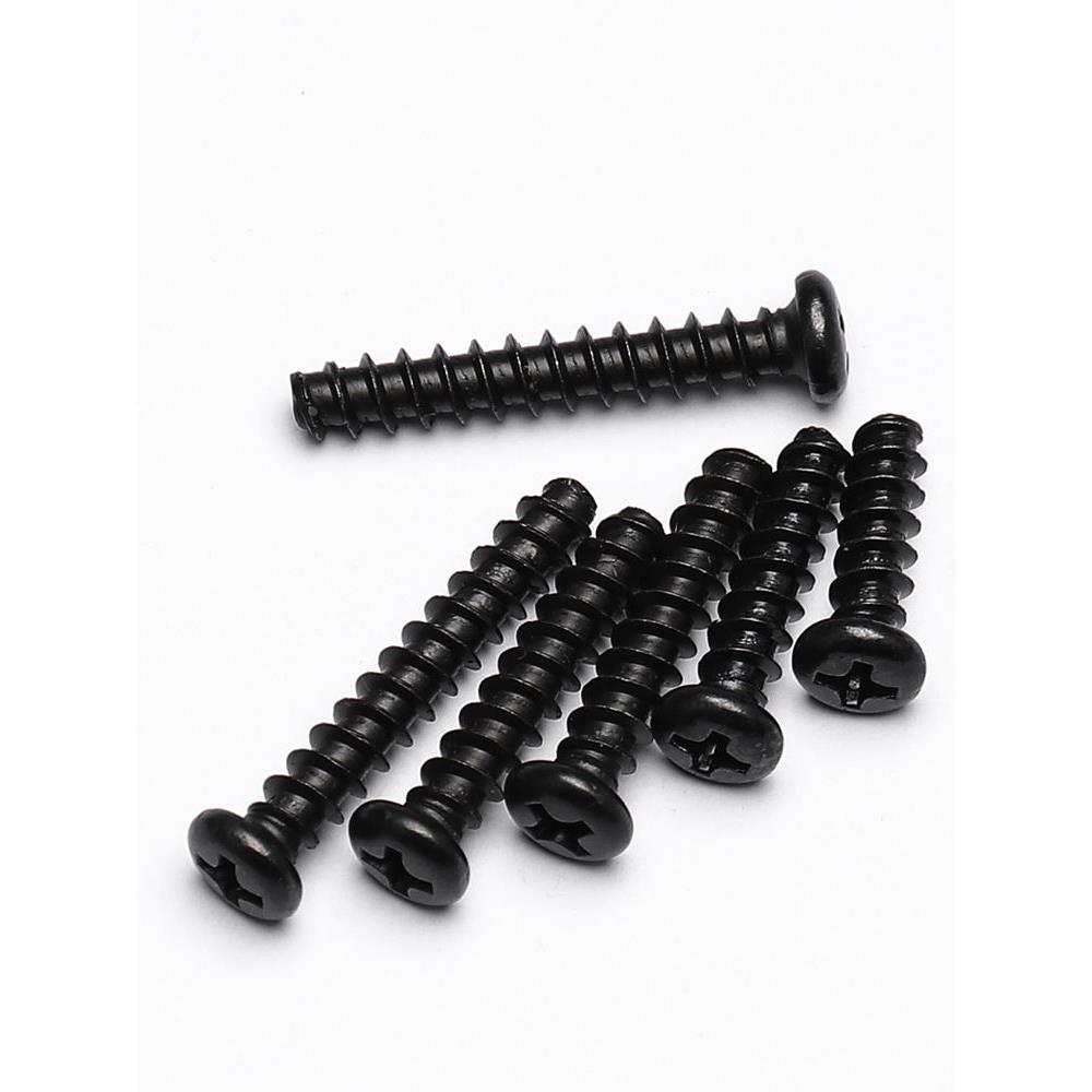 PB加硬铁黑色十字盘头自攻螺丝碳钢圆头平尾电子小螺钉M1M2M3M4M5