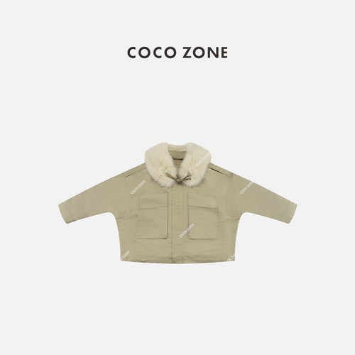 COCO ZONE 刘11 “派克”秋冬小众内里可拆卸女士外套CC1D2656