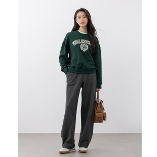 修饰腿型艺术感休闲裤 COCO 镰刀卫裤 刘11 CD2A1585 ZONE