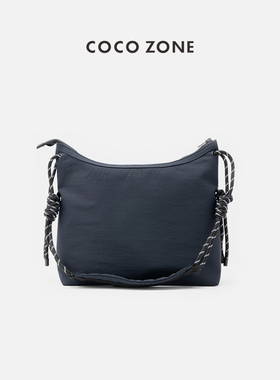 COCO ZONE 刘11 设计感拉链纯色单肩包休闲通勤包包CC2C1284