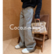 一一 刘 水洗工装 裤 CD1A1841 COCO 100棉大口袋牛仔裤 ZONE