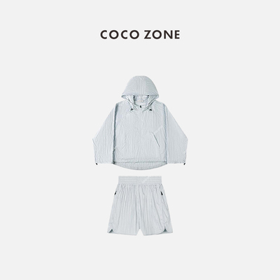 COCOZONE气质抽绳连帽上衣