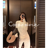 纺舒适长袖 COCO T恤CD2A3309 天丝羊毛打底 羊毛混 ZONE 刘一一