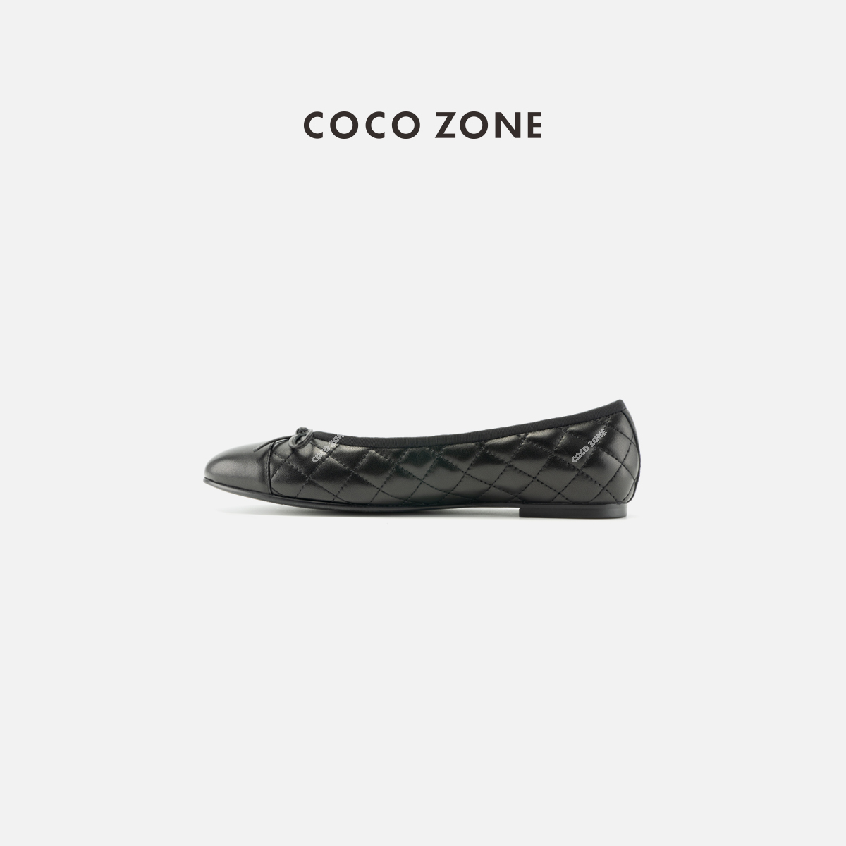 COCO ZONE 刘一一 时尚浅口女士平底单鞋气质通勤晚晚鞋CC2C1707