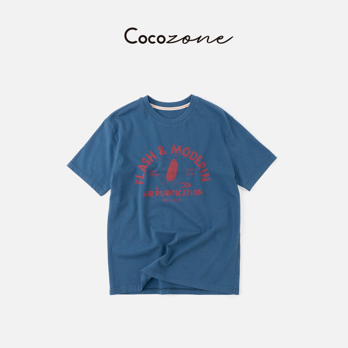 COCO ZONE刘一一【100棉】26夏款字母印花短袖T恤CF1A0194