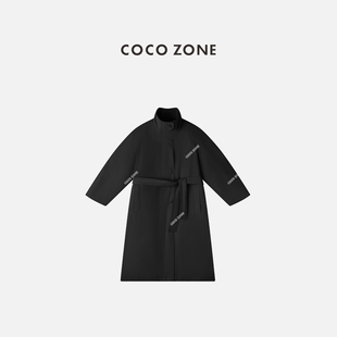 冬季 COCO 风衣鹅被 刘11 立领收腰保暖羽绒服CC2D2978 ZONE