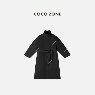COCO ZONE 刘11“风衣鹅被”冬季立领收腰保暖羽绒服CC2D2978