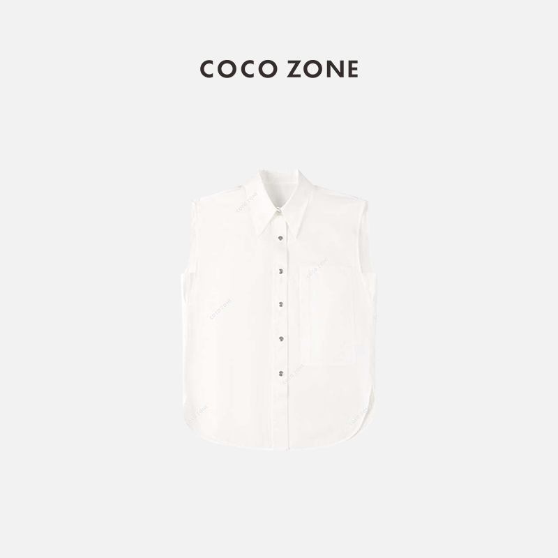 COCOZONEpolo领通勤百搭衬衫