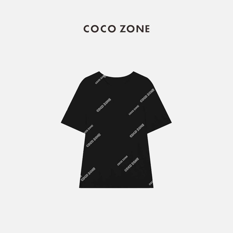 COCOZONE纯色透气短袖T恤