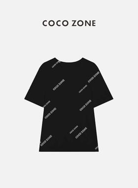 COCO ZONE 2023新款休闲夏季纯色透气桑蚕丝圆领短袖T恤 23C29184