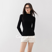 COCO 毛织上衣CD2A1778 基础款 ZONE刘一一 100美丽诺羊毛