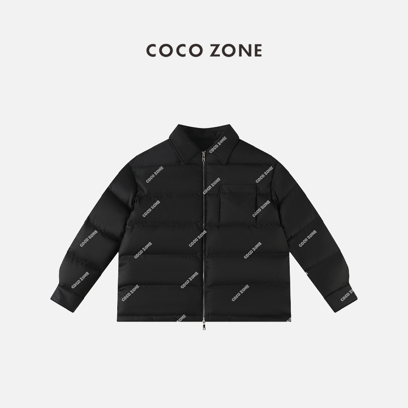 COCOZONE90鹅绒翻领羽绒服