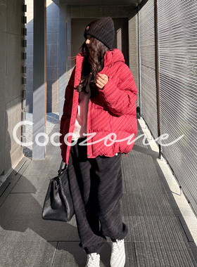 COCO ZONE 刘 一一 “云朵鹅”90白鹅绒双拉链鹅绒服 CD2A3155