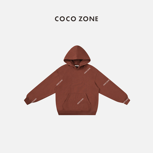 卫衣 COCO 法式 刘11 秋连帽卫衣螺纹下摆上衣女23C19809 ZONE