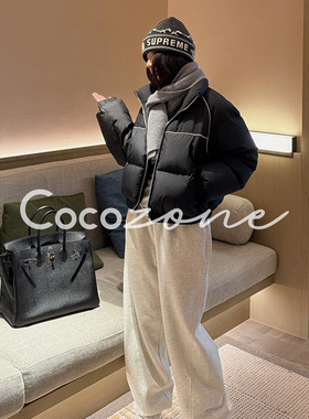 COCO ZONE 刘 一一 “口碑鹅”95白鹅绒立领拉链鹅绒服CD2A3160