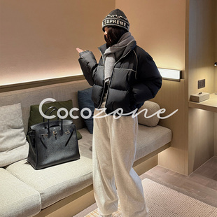 口碑鹅 COCO 一一 刘 95白鹅绒立领拉链鹅绒服CD2A3160 ZONE