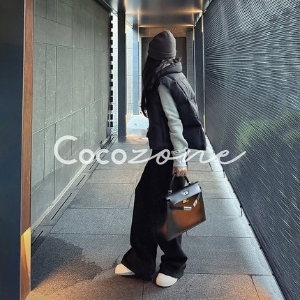 COCO ZONE 刘 一一 “立冬马甲”95波兰嘭嘭鹅绒鹅绒服CD2A2862
