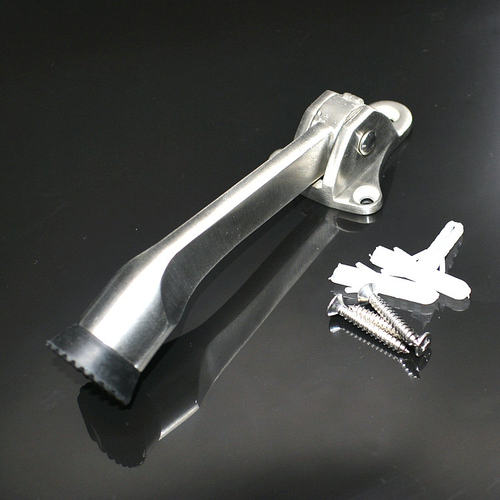 304不锈钢脚踏门吸门定位器门顶阻门器 脚踩门挡马蹄门阻随意停