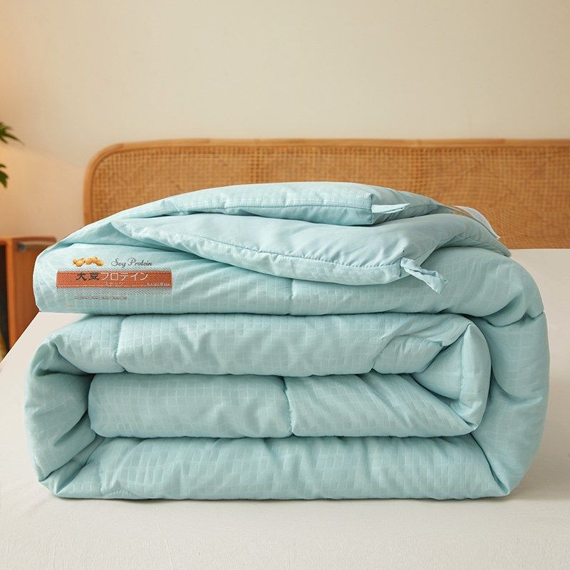 大豆纤维四季被子被芯2023新款冬季被本色春秋被单人宿舍加厚被褥,床上用品,化纤被,淘宝优惠券,粉丝福利购,淘宝优惠卷