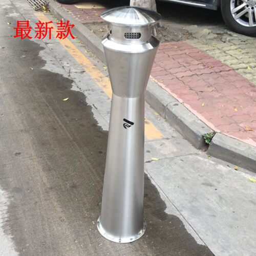 商场立式烟蒂柱不锈钢灭烟桶户外吸烟区烟灰缸室外落地灭烟垃圾桶