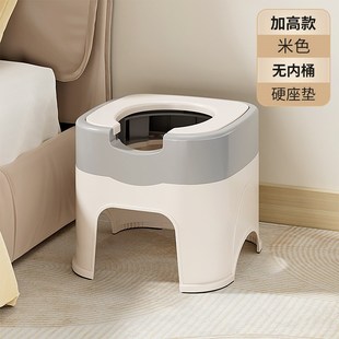 尿桶痰盂家用卧室带盖尿壶女性夜壶女孕妇尿盆防臭起夜坐便器马桶