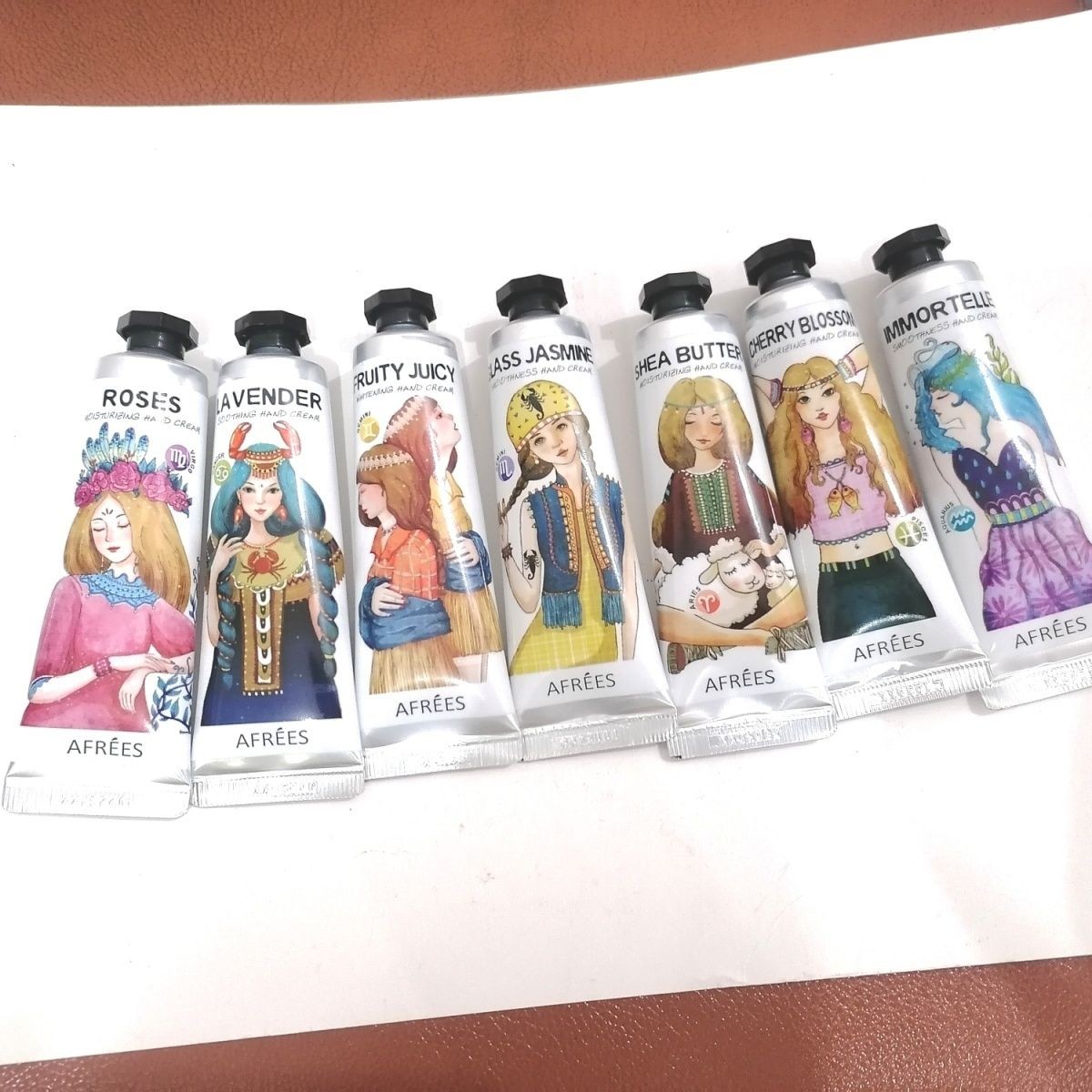 蒽菲骨胶原12星座款护手霜乳木果青柠润手霜樱花薰衣草舒缓润手霜