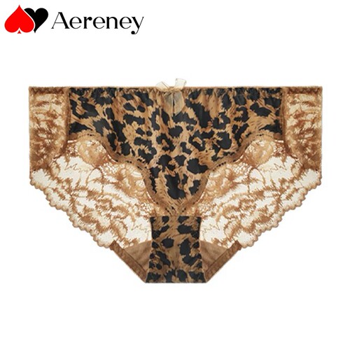 AERENEY爱亦心伊性感豹纹女平角裤63558A配81558 82558 84558文胸
