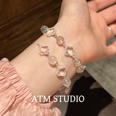 「冰岛假日」清冷感水晶串珠手链