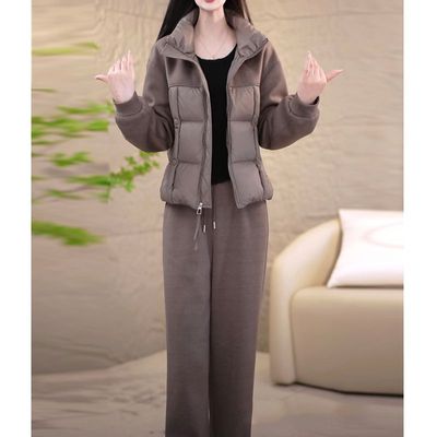 高质量高级感羽绒棉服加