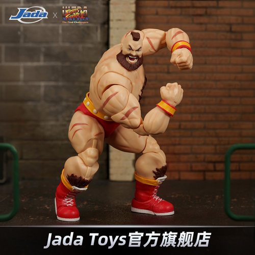 预定 Jada toys 街头霸王2 1/12  桑吉尔夫 6寸可动人偶 男生礼物