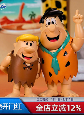 预定 Jada toys 1/12 摩登原始人 家乐氏 弗雷德巴尼可动手办人偶