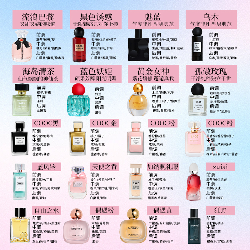 正品官方旗舰店男士香水持久淡香蔚蓝大吉岭茶乌木沉香大牌学生