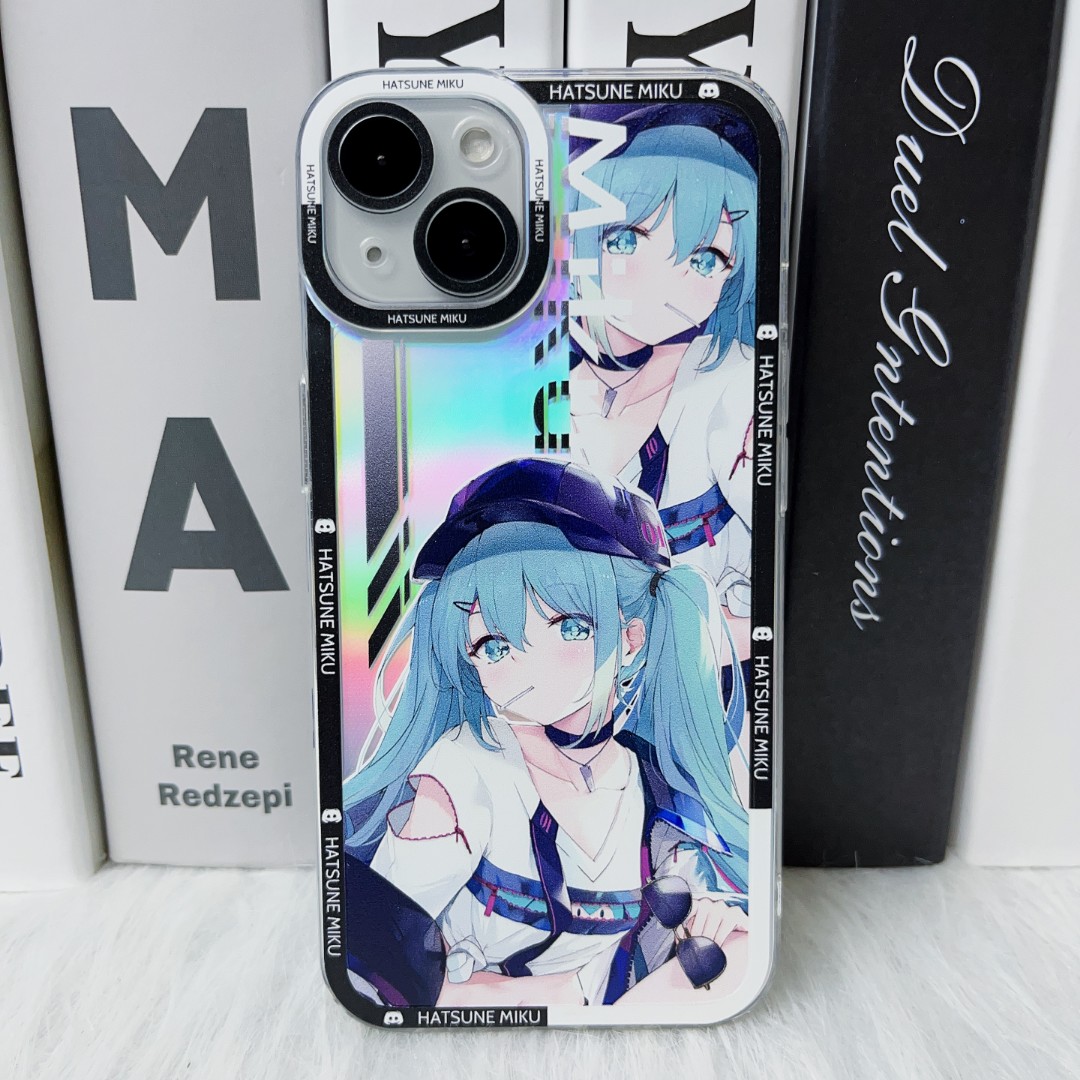初音未来手机壳iPhone13/12Pro/Max苹果14新款保护套iPhone11透明苹果X/XS/XR女iPhone7p日韩动漫8plus软壳L