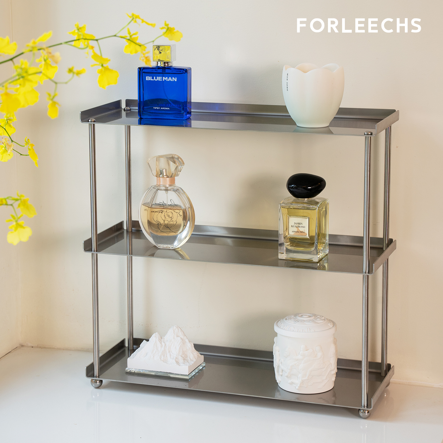 FORLEECHS极简不锈钢置物架