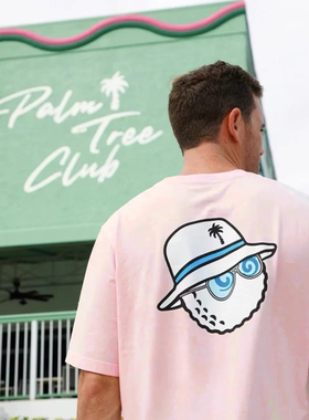 MALBON高尔夫新款男女纯棉短袖夏季T恤透气户外运动golf球服