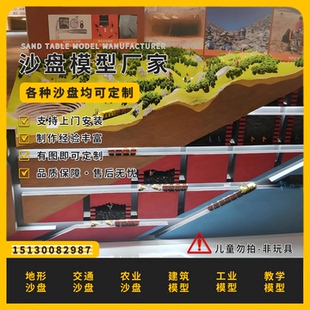地质地层场景模型定做地质构造地势模型制作地质勘探沙盘模型定制