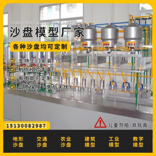 面粉加工生产流程工艺演示模型定做农产品加工厂规划展示模型定制