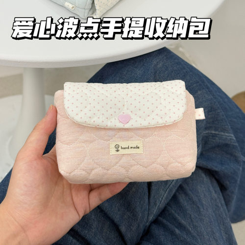 爱心波点CCD相机保护包
