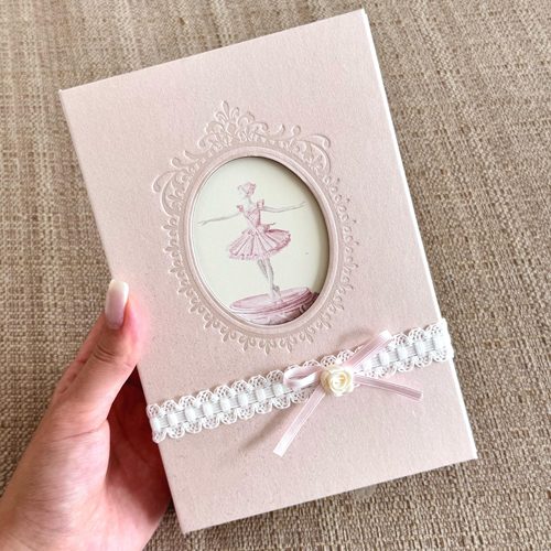 韩系开窗拉丝A6活页本