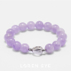 LOREN EYE 天然紫锂辉九紫离火手串薰衣草男女手链送女友闺蜜礼物