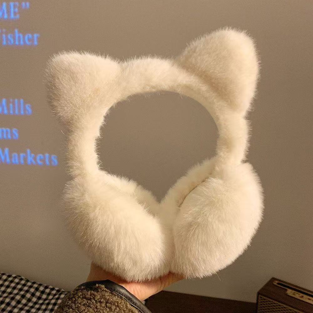 可爱猫耳朵耳罩折叠防冻骑车保暖