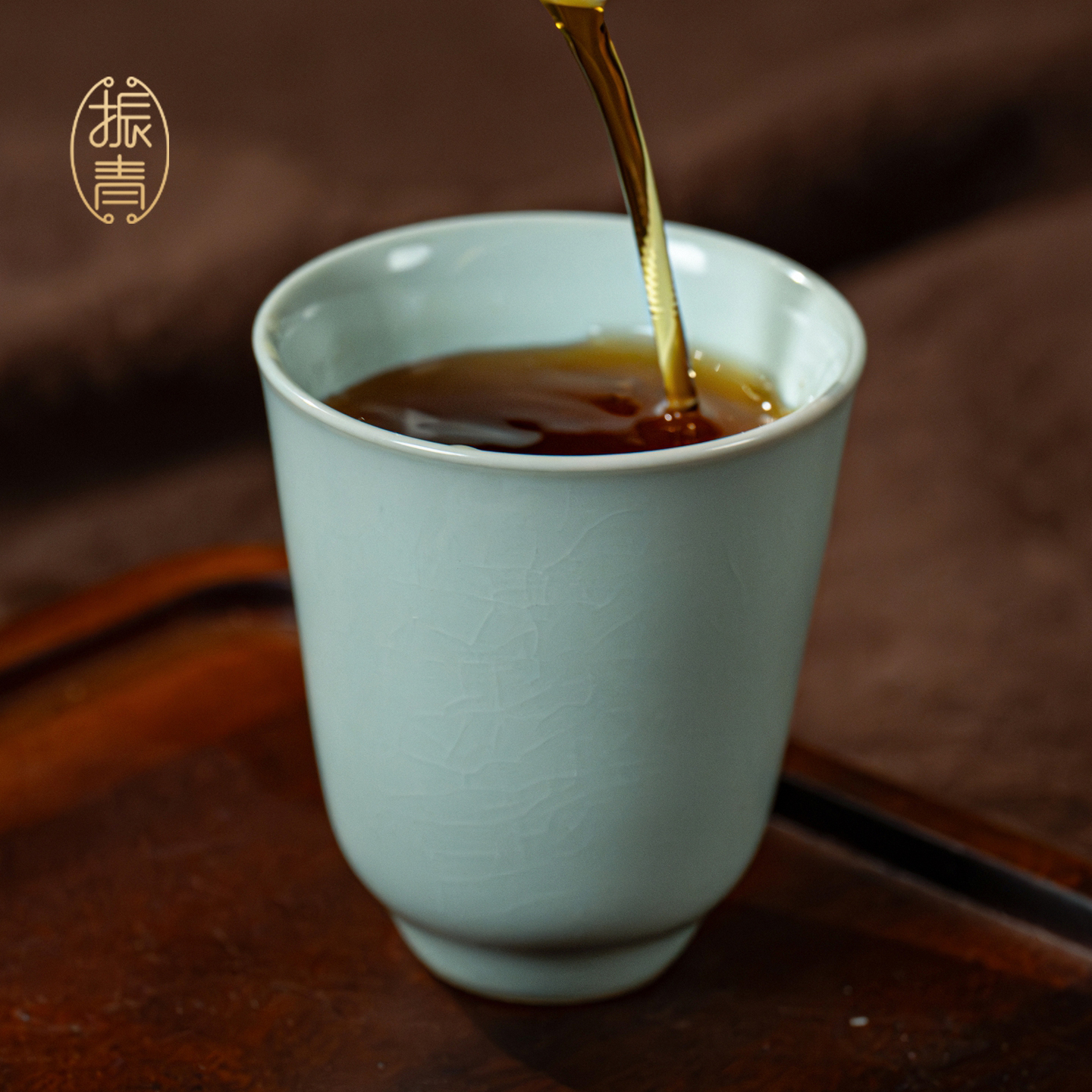 汝窑闻香杯40mL小主人杯单杯景德镇手工陶瓷功夫茶具品茗杯岩茶杯